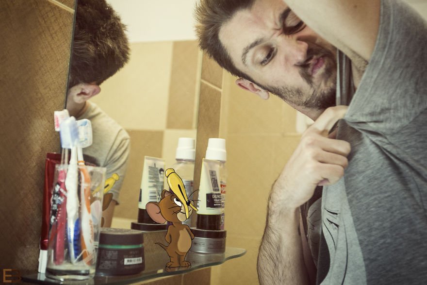 Φωτογράφος ζωγραφίζει καρτούν μέσα στις φωτογραφίες του [εικόνες] | iefimerida.gr 7