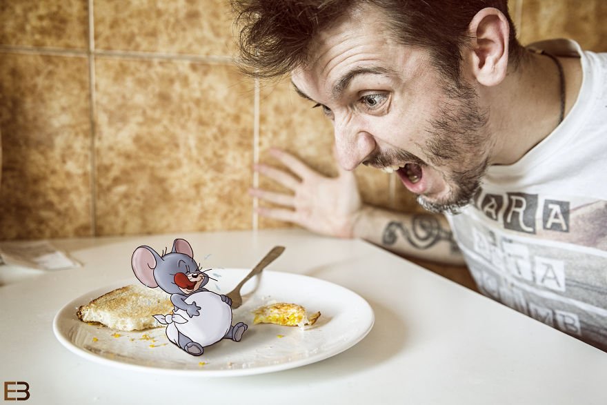 Φωτογράφος ζωγραφίζει καρτούν μέσα στις φωτογραφίες του [εικόνες] | iefimerida.gr 1