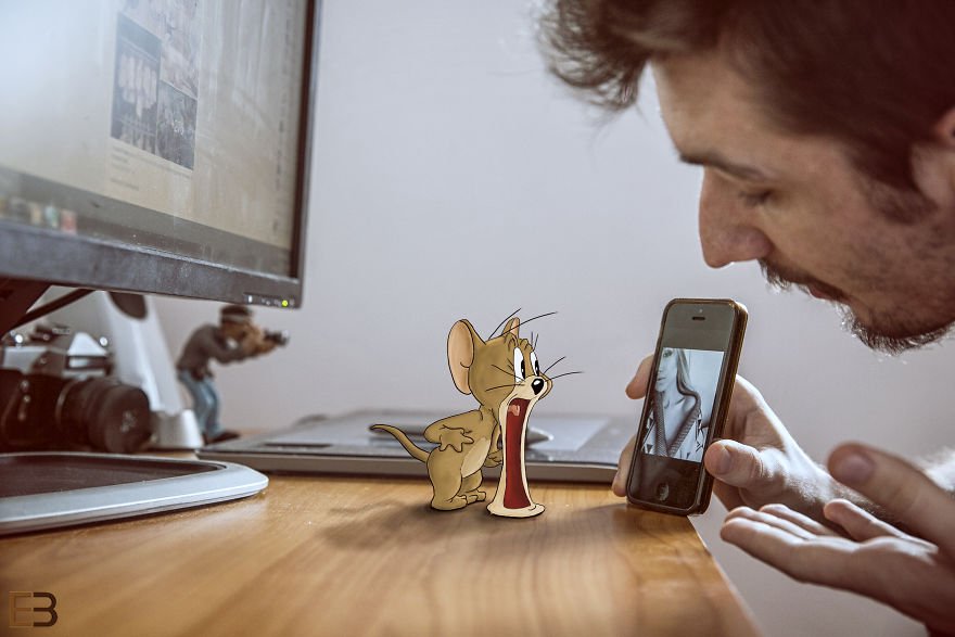 Φωτογράφος ζωγραφίζει καρτούν μέσα στις φωτογραφίες του [εικόνες] | iefimerida.gr 3