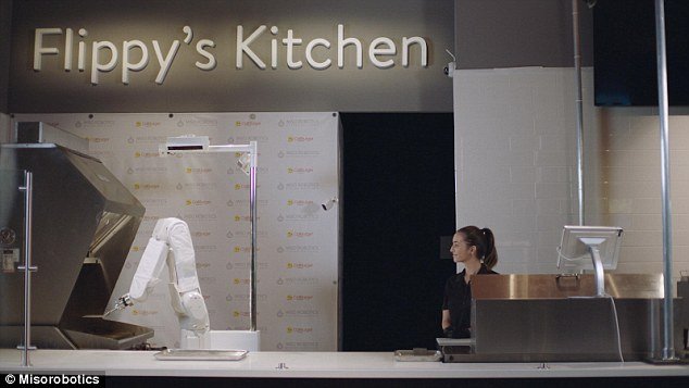 Φλίπι, το ρομπότ που ψήνει μπέργκερ σε φαστ φουντ στην Καλιφόρνια [βίντεο] | iefimerida.gr 1
