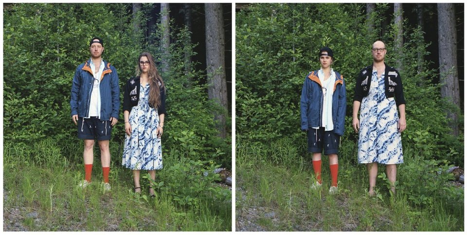 Ζευγάρια φορούν ο ένας τα ρούχα του άλλου και φωτογραφίζονται σε ένδειξη της αδιαπραγμάτευτης αγάπης τους [εικόνες] | iefimerida.gr 1