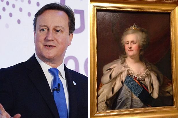 Η φωτογραφία του Κάμερον που έγινε viral- Ο Βρετανός πρωθυπουργός μοιάζει με τη ... Βασίλισσα Αικατερίνη [εικόνα] | iefimerida.gr 0