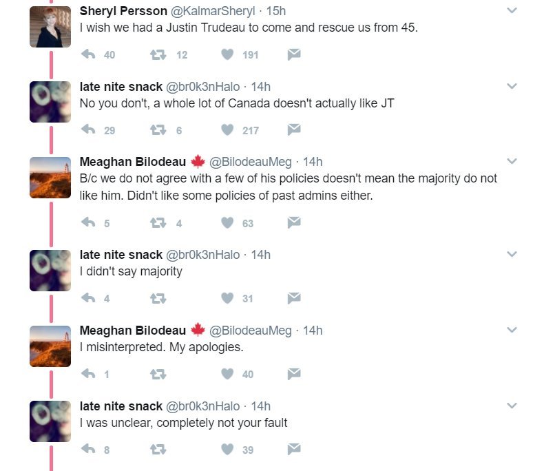Viral: Οταν οι Καναδοί... μαλώνουν στο Twitter -«Συγγνώμη» -«Οχι, δικό μου λάθος» | iefimerida.gr 0