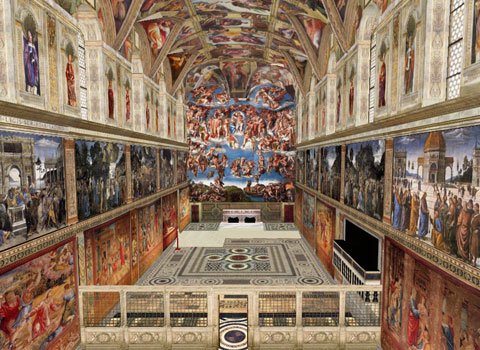 Τρισδιάστατη περιήγηση στο παρεκκλήσι της Καπέλα Σιξτίνα που θα συγκληθεί το Κονκλάβιο [εικόνες] | iefimerida.gr 0