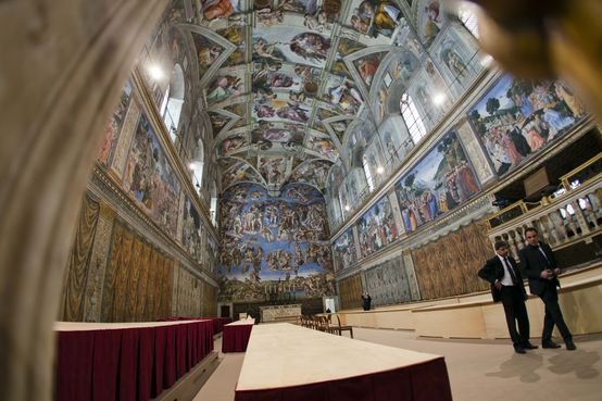 Τρισδιάστατη περιήγηση στο παρεκκλήσι της Καπέλα Σιξτίνα που θα συγκληθεί το Κονκλάβιο [εικόνες] | iefimerida.gr 1