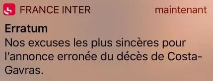 «Πέθαναν» τον σκηνοθέτη Κώστα Γαβρά στο Twitter | iefimerida.gr 7