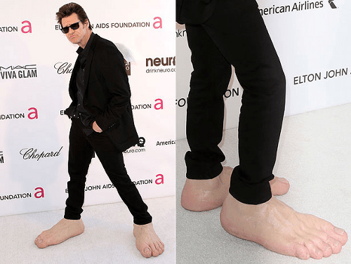 Τα τεράστια πόδια του Τζιμ Κάρεϊ θυμίζουν έντονα τα χόμπιτς [εικόνες] | iefimerida.gr 1