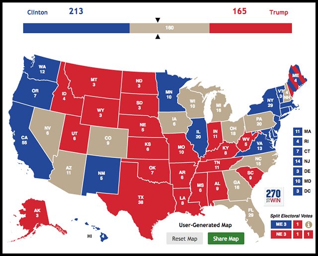 ΗΠΑ: Και ξαφνικά, γράφεται το σενάριο νίκης του Ντόναλντ Τραμπ [κάρτες] | iefimerida.gr 1