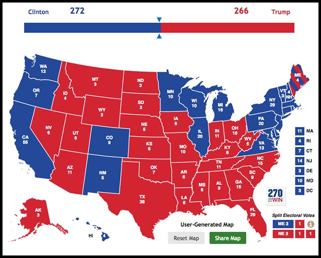 ΗΠΑ: Και ξαφνικά, γράφεται το σενάριο νίκης του Ντόναλντ Τραμπ [κάρτες] | iefimerida.gr 0