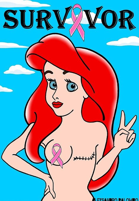 Πώς θα ήταν η Χιονάτη με καρκίνο του μαστού -Καρτούν και ηρωίδες παραμυθιού στο πλευρό γυναικών [εικόνες] | iefimerida.gr 6