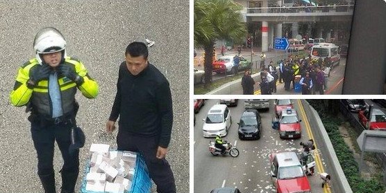 «Φρενίτιδα» στο Χονγκ Κονγκ: 2 εκατ. δολάρια έπεσαν στο δρόμο από χρηματαποστολή – Οι οδηγοί όρμησαν να τα αρπάξουν [εικόνες & βίντεο] | iefimerida.gr 5