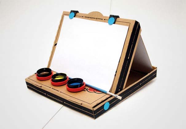 Απίστευτα πράγματα που μπορείτε να κατασκευάσετε με άδεια κουτιά πίτσας [εικόνες] | iefimerida.gr 5