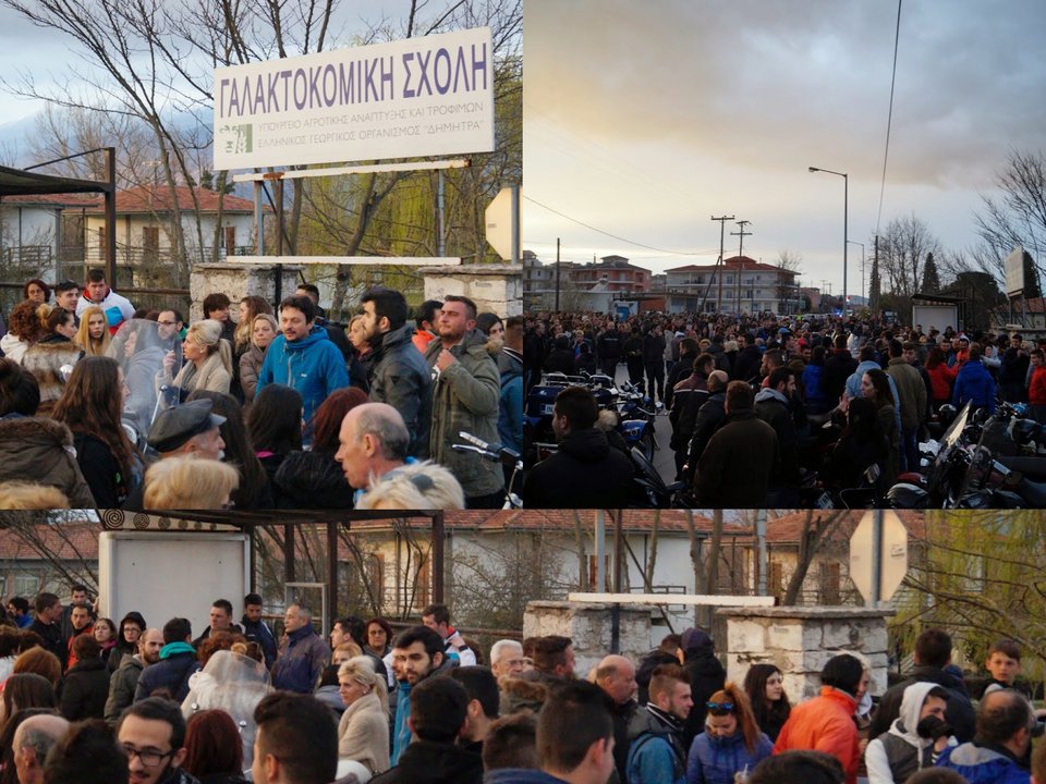 Ενταση έξω από την Γαλακτοκομική Σχολή –Πολίτες έσπασαν το λουκέτο και εισέβαλαν [εικόνες & βίντεο] | iefimerida.gr 1