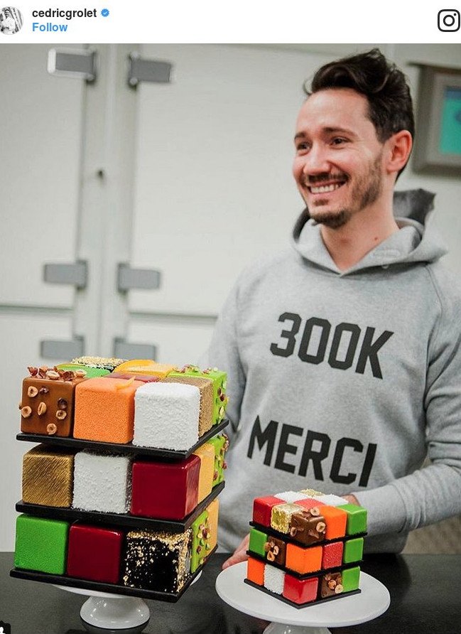 Ο διασημότερος ζαχαροπλάστης φτιάχνει πάστες τον Κύβο του Ρούμπικ [εικόνες] | iefimerida.gr 2