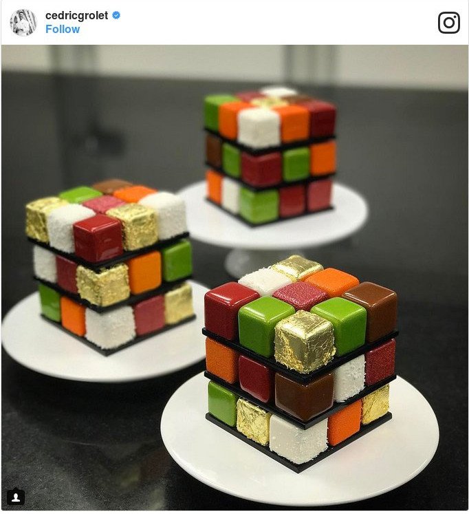 Ο διασημότερος ζαχαροπλάστης φτιάχνει πάστες τον Κύβο του Ρούμπικ [εικόνες] | iefimerida.gr 4