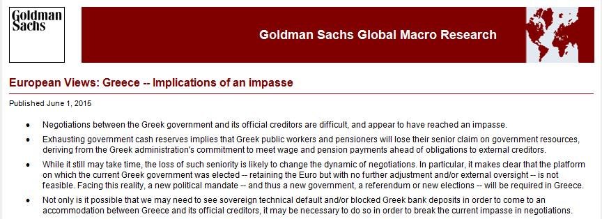 Goldman Sachs: Τώρα όλα είναι πιθανά -Χρεοκοπία, έλεγχος κεφαλαίων, εκλογές και δημοψήφισμα | iefimerida.gr 0