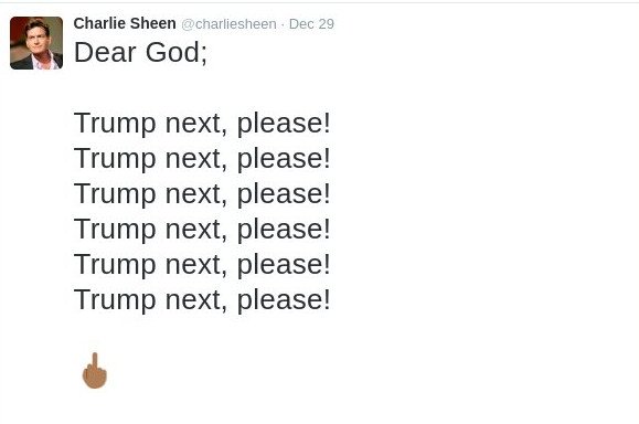 Ο Τσάρλι Σιν ζητάει από τον Θεό ο επόμενος που θα πεθάνει να είναι ο Τραμπ [εικόνα] | iefimerida.gr 0