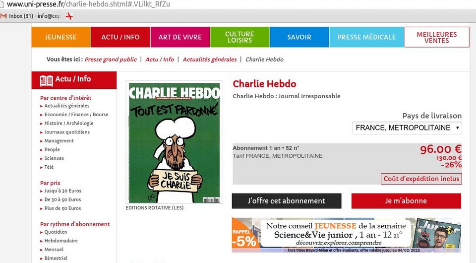 Σε tablet και smartphone το Charlie Hebdo -Πώς θα «κατεβάσετε» το φύλλο των επιζώντων [εικόνες] | iefimerida.gr 6