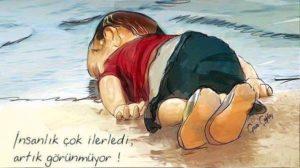 Αυτή είναι η ιστορία του τριών ετών προσφυγόπουλου που πνίγηκε στο Αιγαίο -Ραγίζουν καρδιές τα σκίτσα για το αγγελούδι [εικόνες] | iefimerida.gr 5