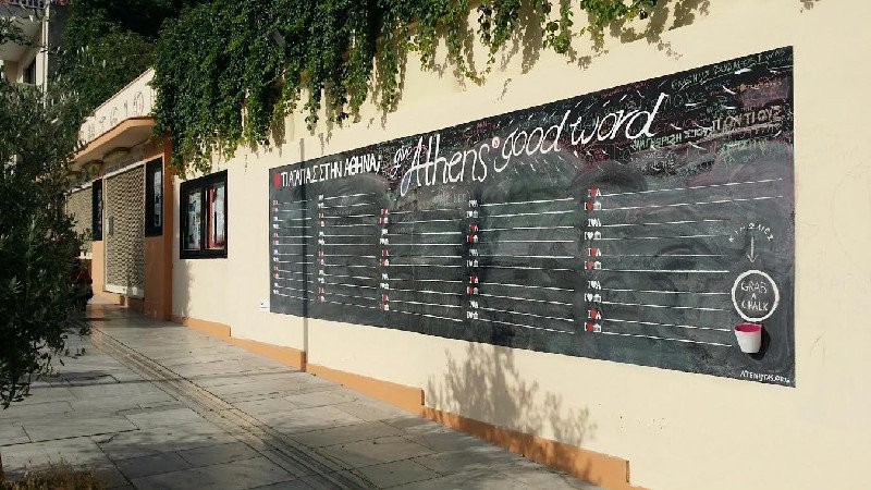 Γιατί λατρεύουμε την Αθήνα: Τουρίστες και κάτοικοι γράφουν στον τεράστιο μαυροπίνακα του Σινέ Θησείον [εικόνες] | iefimerida.gr 7