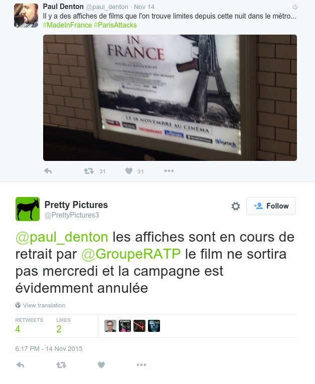 Η γρουσούζικη ταινία που προκαλεί κάθε φορά μακελειό στο Παρίσι [βίντεο] | iefimerida.gr 1