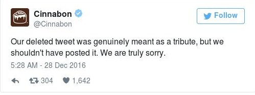 Εταιρεία με μπισκότα κανέλας απολογείται γιατί τρόλαρε τον θάνατο της Κάρι Φίσερ [εικόνες] | iefimerida.gr 3