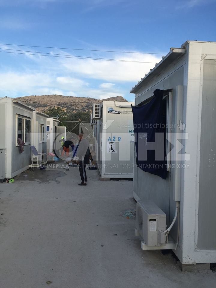 Εικόνα διάλυσης στο hotspot της Χίου μετά από τα επεισόδια [εικόνες] | iefimerida.gr 5