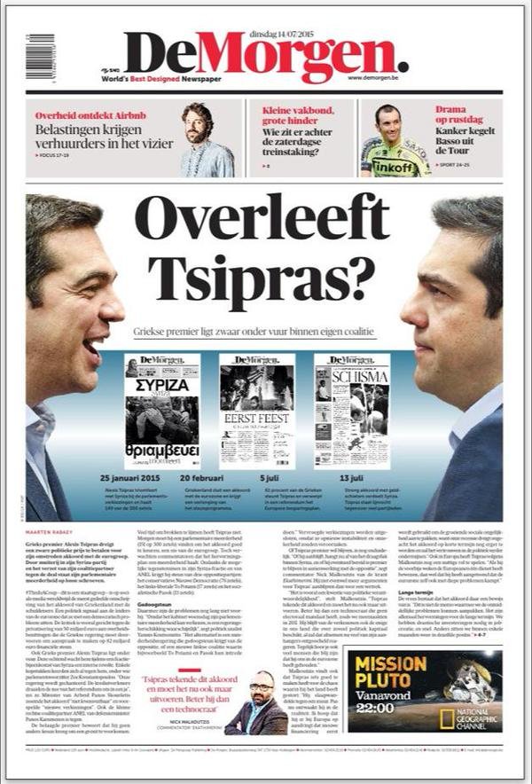 DeMorgen: Θα επιβιώσει ο Τσίπρας από την πυρκαγιά στον ΣΥΡΙΖΑ;	 | iefimerida.gr 0