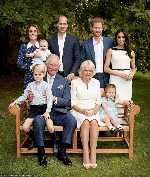 Η οικογενειακή φωτογραφία στο Clarence House.
