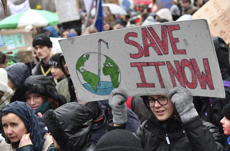 Βρυξέλλες: Διαδήλωση της νεολαίας για την κλιματική αλλαγή [εικόνες] | iefimerida.gr 0