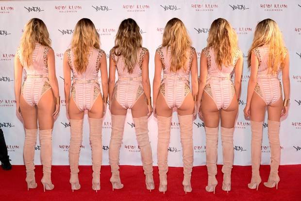 Η Χάιντι Κλουμ για το Halloween εμφανίστηκε με πέντε κλώνους της! [εικόνες] | iefimerida.gr 3