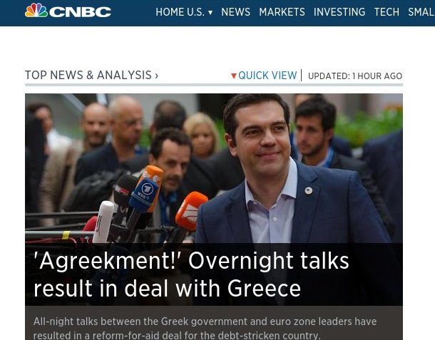Πρώτο θέμα και πάλι η Ελλάδα στα διεθνή Μέσα - Πώς υποδέχτηκαν τη συμφωνία | iefimerida.gr 3