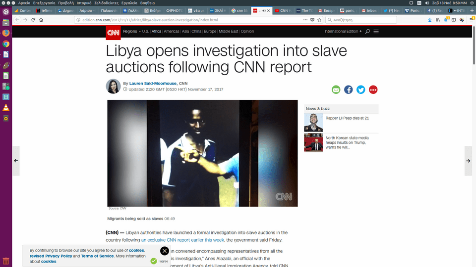 Γαλλία: Διαδήλωση κατά της πώλησης μεταναστών-σκλάβων στη Λιβύη [βίντεο] | iefimerida.gr 0