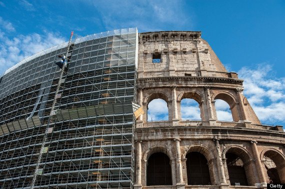 Εργασίες συντήρησης στο Κολοσσαίο: Το διάσημο αξιοθέατο της Ρώμης αλλάζει όψη [εικόνες] | iefimerida.gr 1