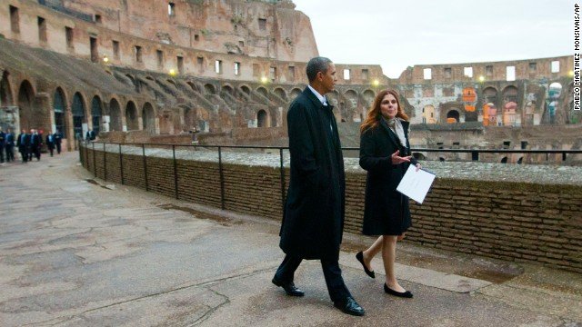 Ο Ομπάμα βλέπει για πρώτη φορά το Κολοσσαίο και πετάει μια «αμερικανιά»: Είναι μεγαλύτερο από γήπεδο του μπέιζμπολ [εικόνες] | iefimerida.gr 3