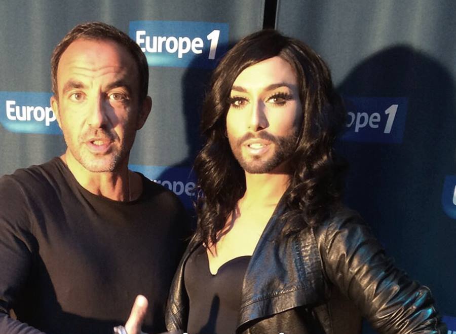 Οταν ο Νίκος Αλιάγας συνάντησε την Κοντσίτα: Το τετ α τετ τους στο στούντιο [εικόνες] | iefimerida.gr 1