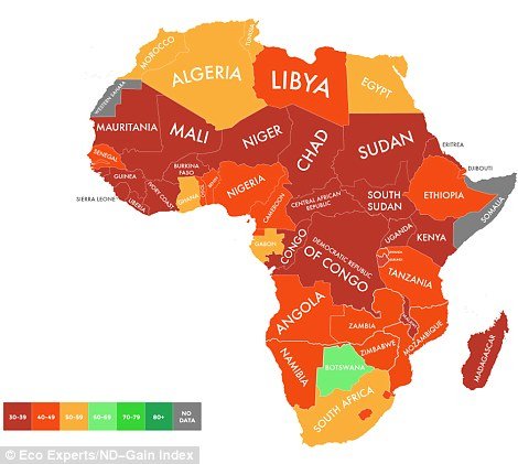 Ποιες χώρες θα «επιβιώσουν» από την κλιματική αλλαγή -Σε ποια θέση βρίσκεται η Ελλάδα [χάρτες] | iefimerida.gr 2