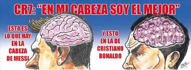 Κριστιάνο Ρονάλντο:« Είμαι καλύτερος από τον Μέσι» - Καυστικό σκίτσο της Sport [εικόνα] | iefimerida.gr 0