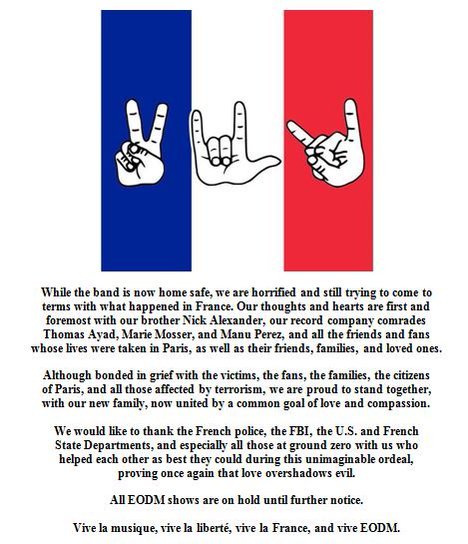 Το μοιραίο συγκρότημα Eagles of Death Metal αναστέλλουν τις συναυλίες τους [εικόνα] | iefimerida.gr 0