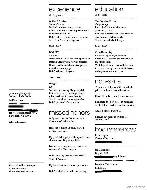 Το «ανάποδο» βιογραφικό -Εγραψε όλες τις αποτυχίες του, αλλά έκλεισε συνεντεύξεις [εικόνες & βίντεο] | iefimerida.gr 0