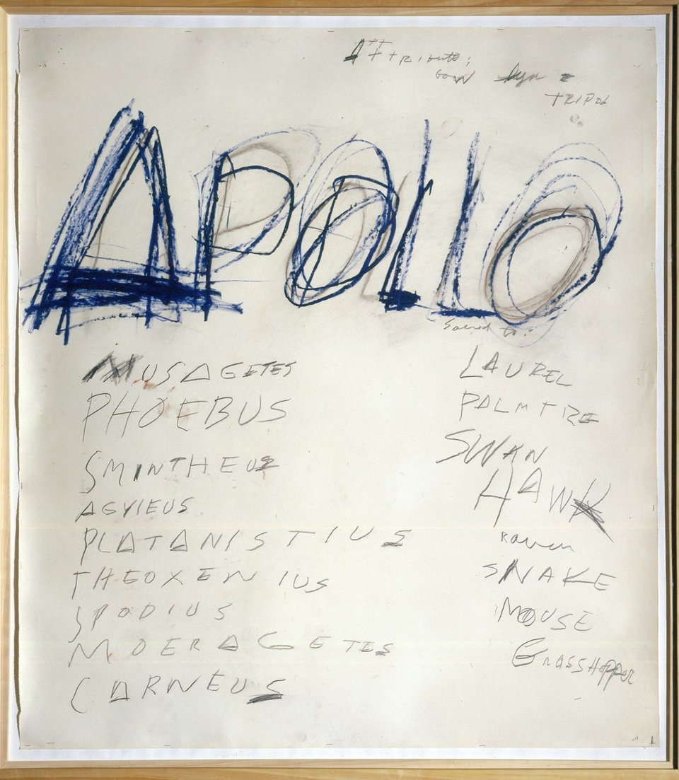 Εργα του καινοτόμου Cy Twombly πλάι σε αρχαία ελληνικά αγάλματα [εικόνες]  | iefimerida.gr 3