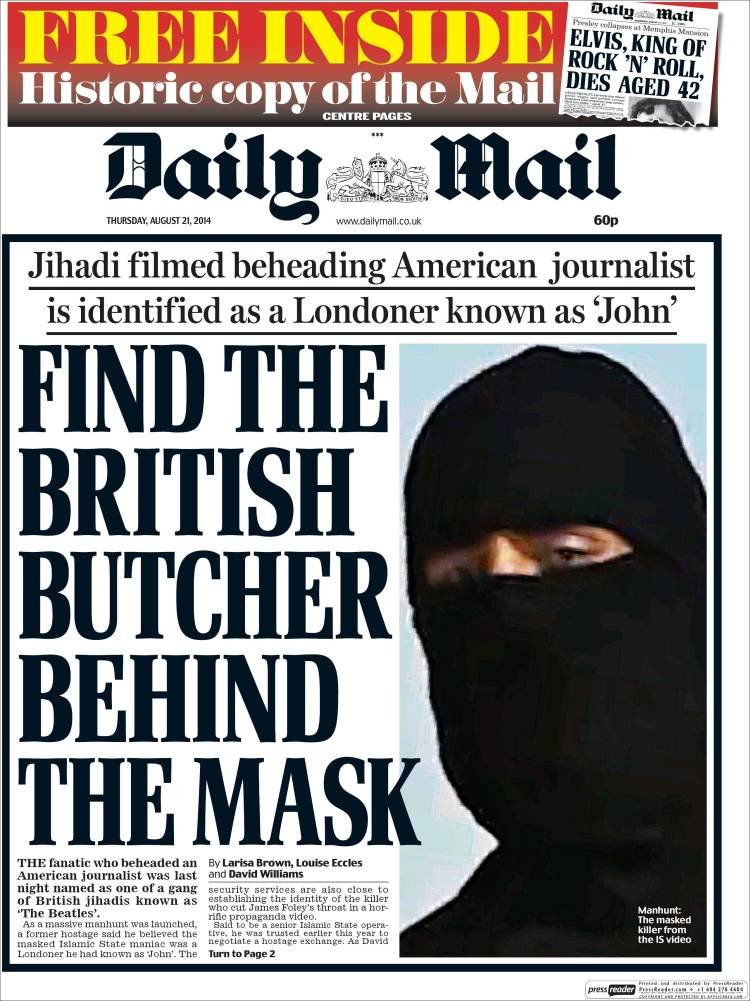 Αυτός είναι ο «Τζον», ο Βρετανός τζιχαντιστής που αποκεφάλισε εν ψυχρώ τον Τζέιμς Φόλεϊ [εικόνες] | iefimerida.gr 1