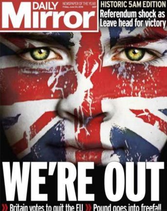 Τα πρωτοσέλιδα του βρετανικού Τύπου για το Brexit [εικόνες] | iefimerida.gr 2