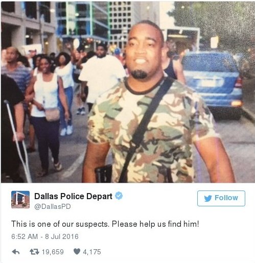 Μακελειό στο Ντάλας: Η σύγχυση με τη φωτογραφία του «φερόμενου ως υπόπτου» [εικόνες & βίντεο] | iefimerida.gr 0