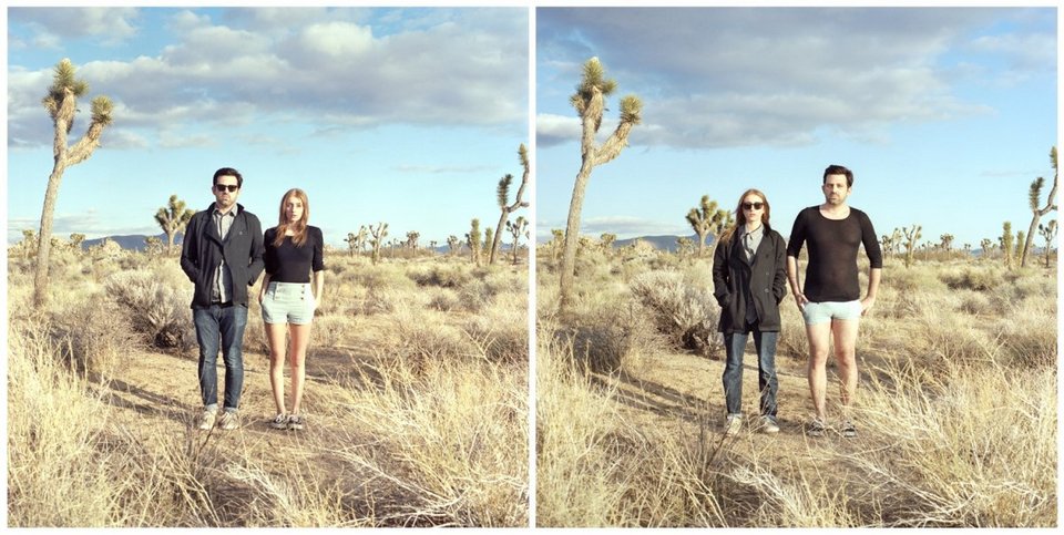 Ζευγάρια φορούν ο ένας τα ρούχα του άλλου και φωτογραφίζονται σε ένδειξη της αδιαπραγμάτευτης αγάπης τους [εικόνες] | iefimerida.gr 3