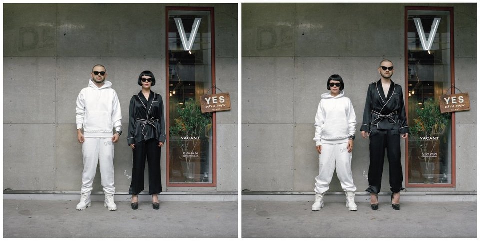 Ζευγάρια φορούν ο ένας τα ρούχα του άλλου και φωτογραφίζονται σε ένδειξη της αδιαπραγμάτευτης αγάπης τους [εικόνες] | iefimerida.gr 4