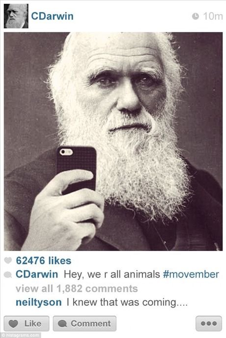 Τι θα ανέβαζαν στο instagram ιστορικές προσωπικότητες -Από τον ... Θεό στον Αϊνστάιν και τον Ντα Βίντσι [εικόνες] | iefimerida.gr 4