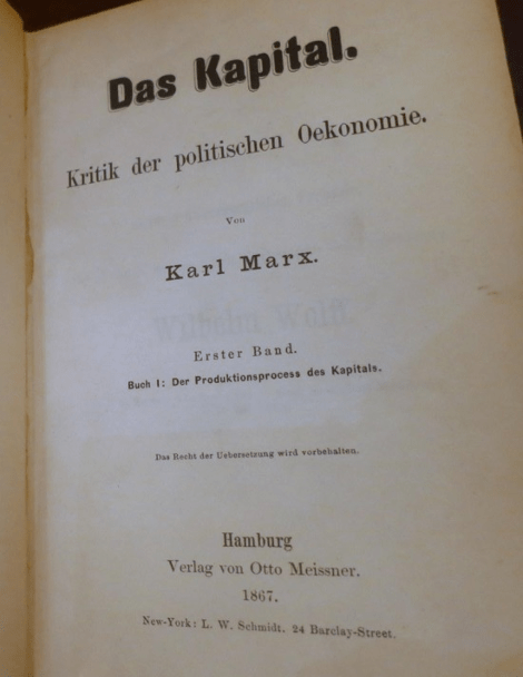 Τιμή-ρεκόρ για αντίτυπο της πρώτης έκδοσης του «Κεφαλαίου» του Μαρξ [εικόνα] | iefimerida.gr 0