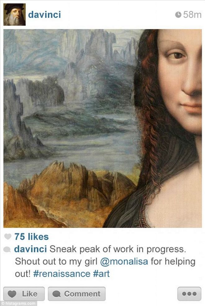 Τι θα ανέβαζαν στο instagram ιστορικές προσωπικότητες -Από τον ... Θεό στον Αϊνστάιν και τον Ντα Βίντσι [εικόνες] | iefimerida.gr 1