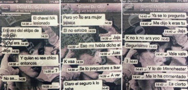 Ο Ντε Χέα οργάνωνε όργιο με πόρνη και 4 συμπαίκτες – Τα «καυτά» μηνύματα [εικόνες] | iefimerida.gr 1